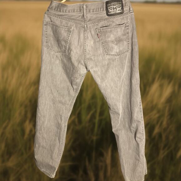 Levi's Mens Atletic Fit Tapered Jeans Size 34 X32 Gray Denim Cotton Blend Mid - Picture 1 of 5
